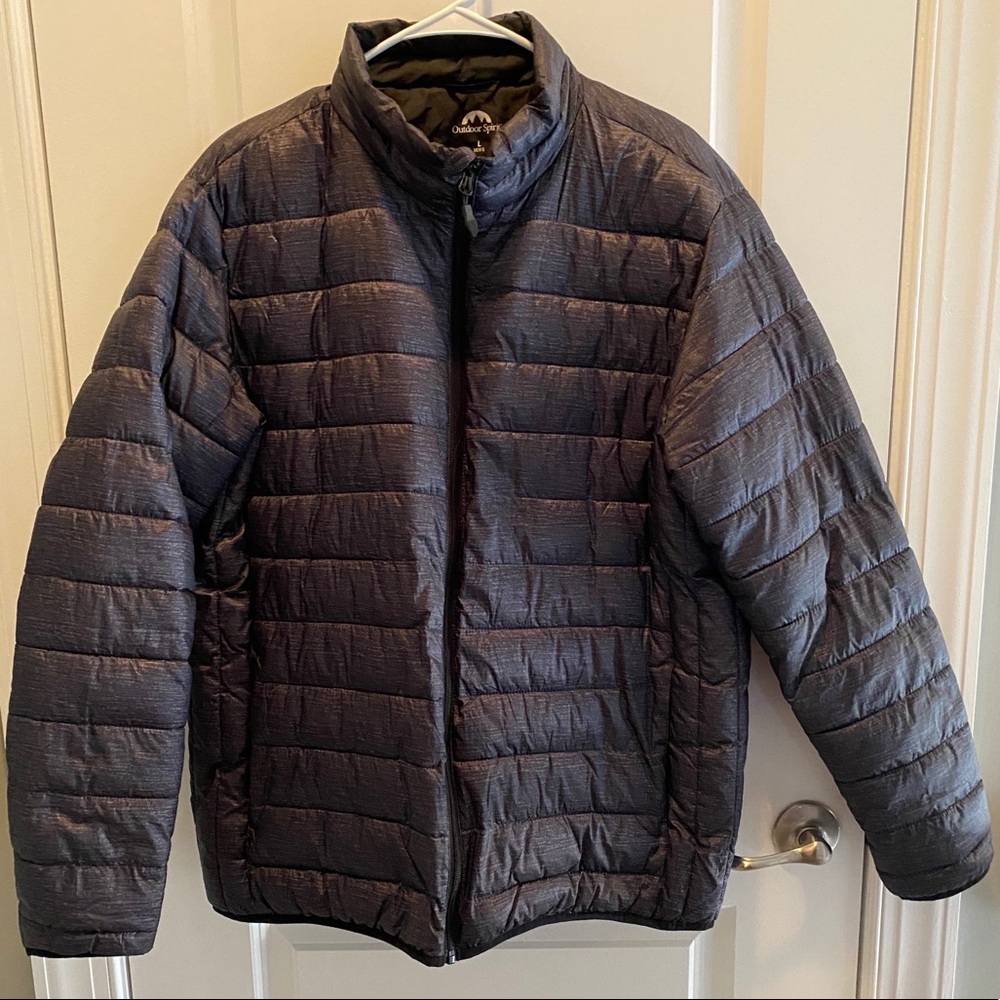 Charcoal Puffer Coat